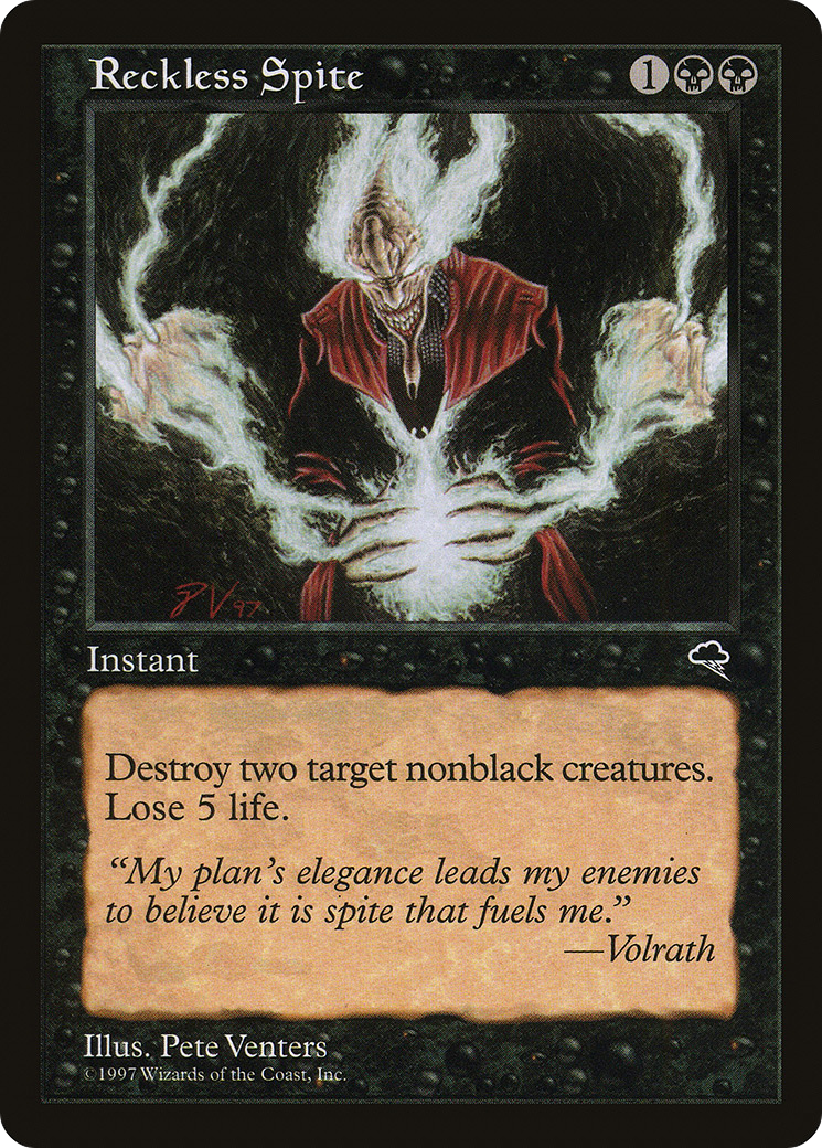 Reckless Spite (TMP-152) [Tempest]
