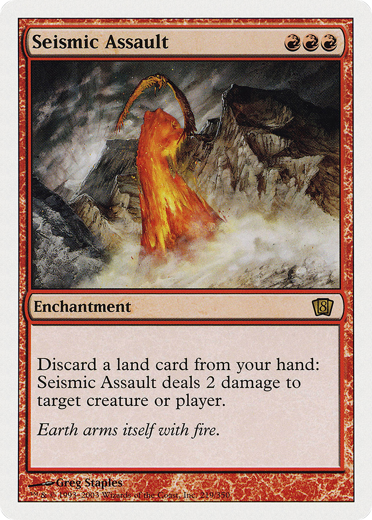 Seismic Assault (8ED-219) [8th Edition] Foil