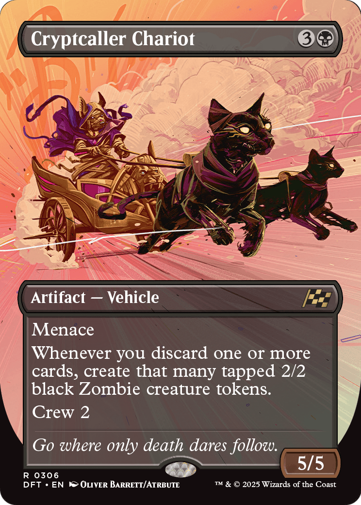 Cryptcaller Chariot (Borderless) (DFT-306) [Aetherdrift]