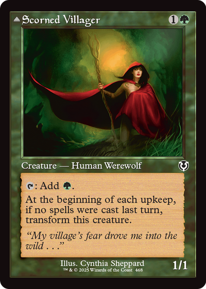 Scorned Villager (Retro Frame) (INR-468) [Innistrad Remastered] Foil