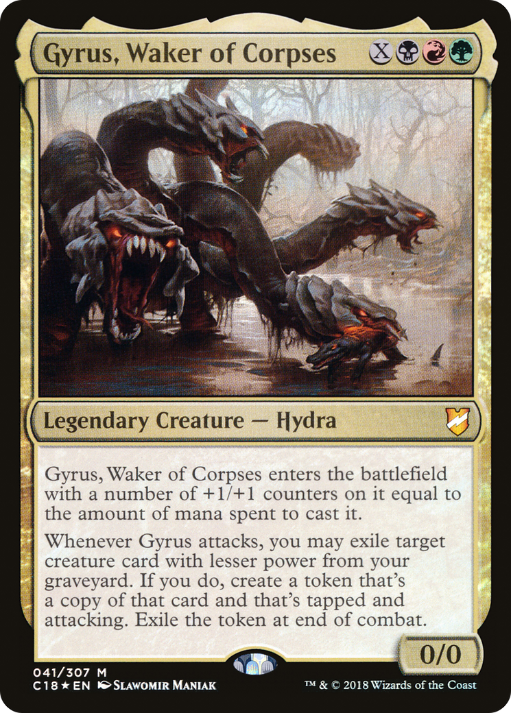Gyrus, Waker of Corpses (C18-041) [Commander 2018] Foil