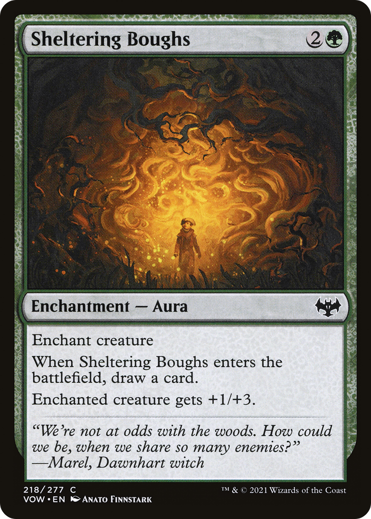 Sheltering Boughs (VOW-218) [Innistrad: Crimson Vow]