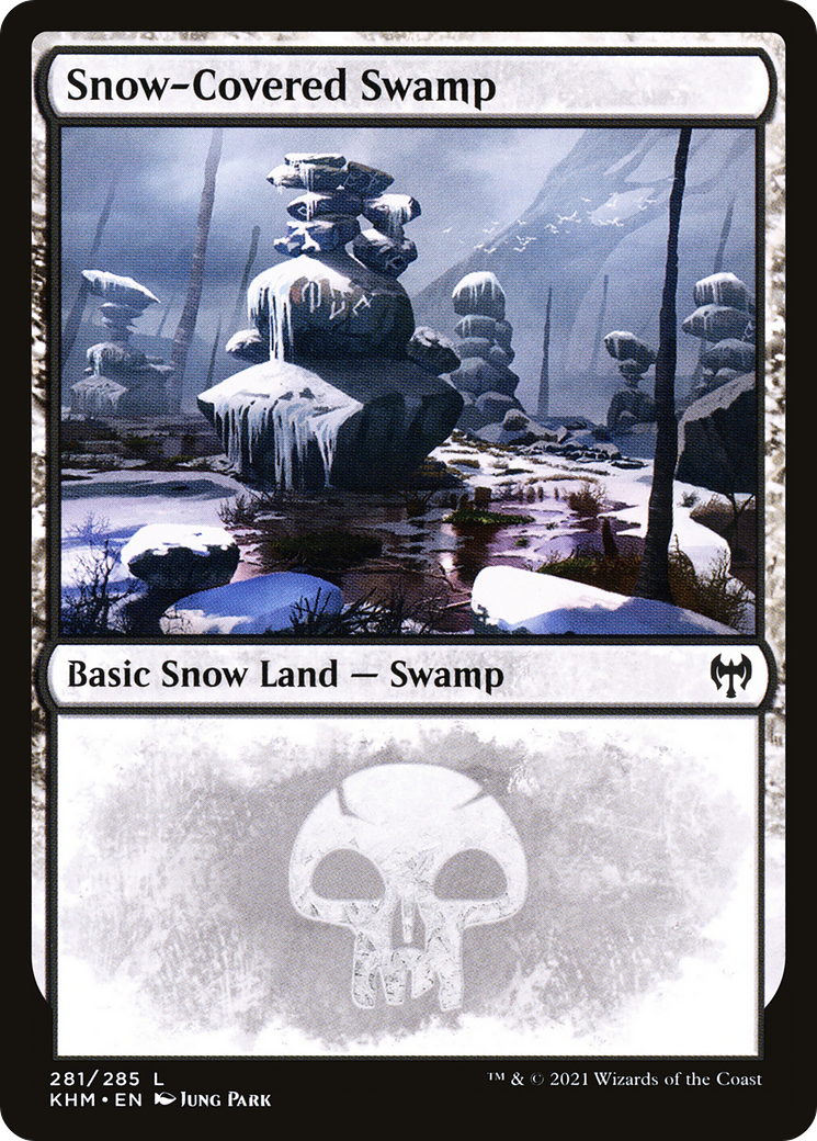 Snow-Covered Swamp (KHM-281) [Kaldheim] Foil