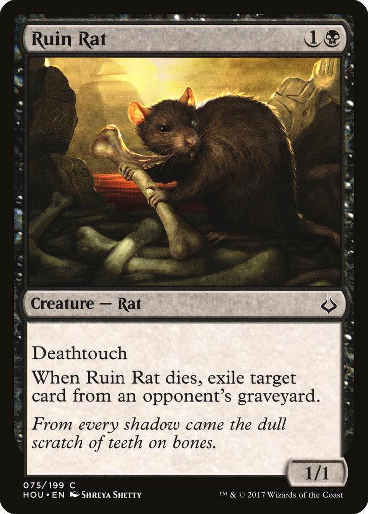 Ruin Rat (HOU-075) [Hour of Devastation] Foil