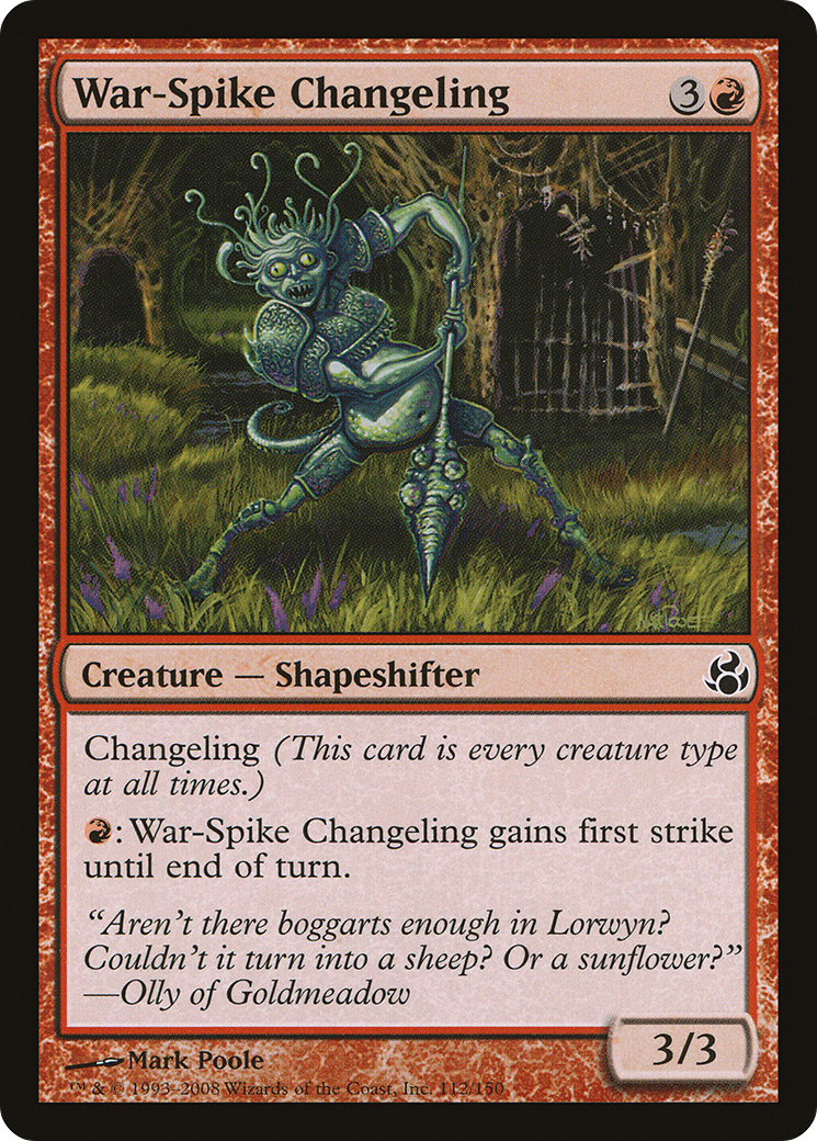 War-Spike Changeling (MOR-112) [Morningtide]