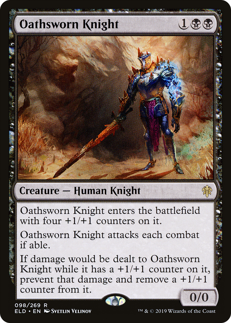 Oathsworn Knight (ELD-098) [Throne of Eldraine] Foil