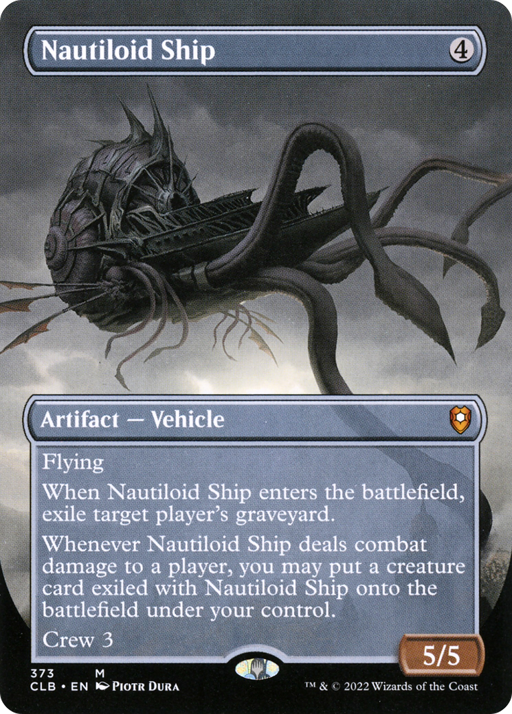Nautiloid Ship (Borderless) (CLB-373) [Commander Legends: Battle for Baldur's Gate] Foil