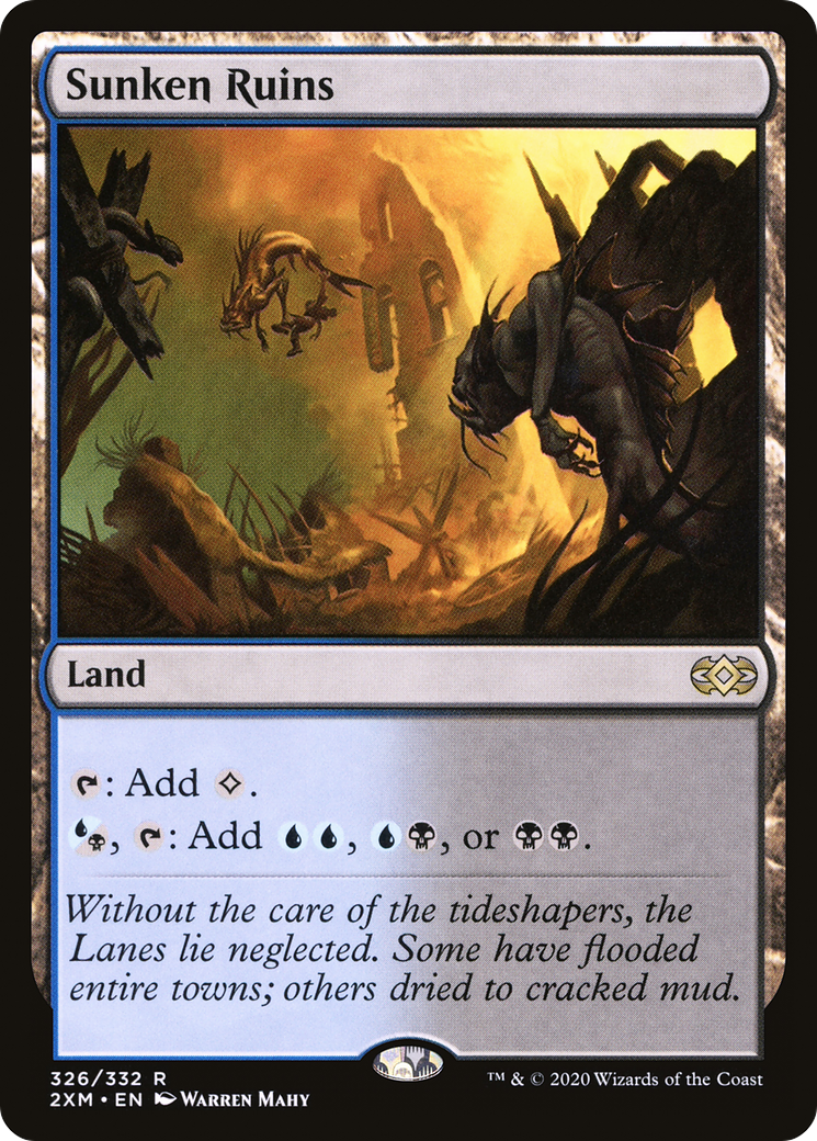 Sunken Ruins (2XM-326) [Double Masters] Foil