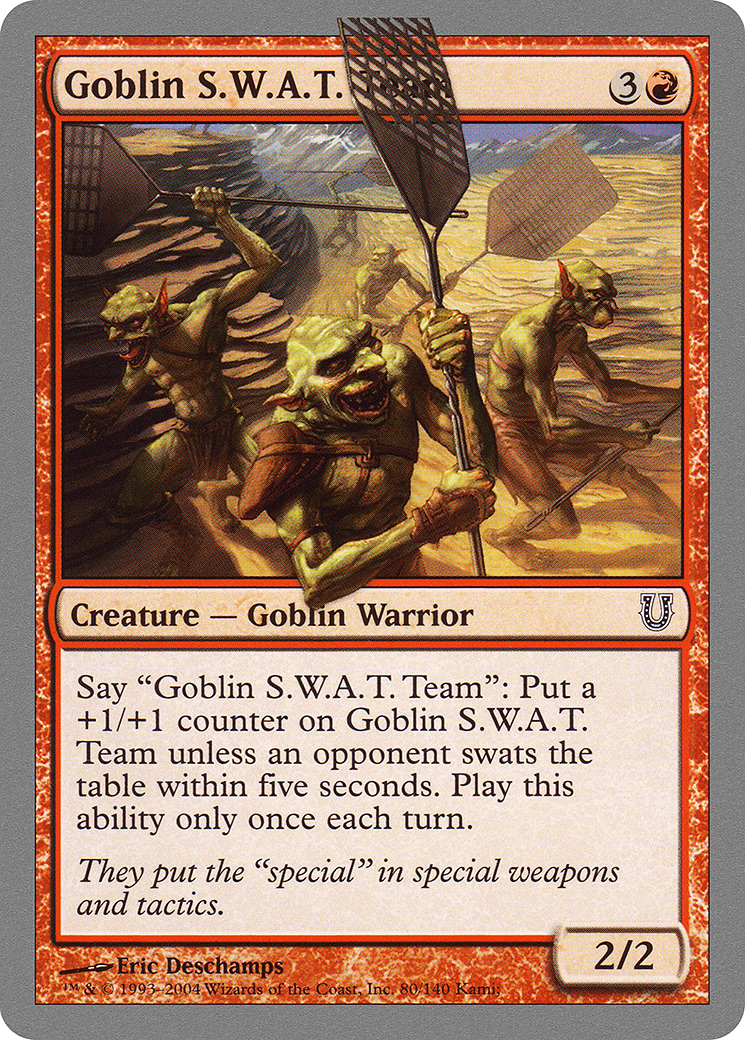 Goblin S.W.A.T. Team (UNH-080) [Unhinged] Foil
