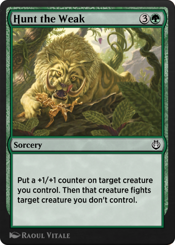 Hunt the Weak (KLR-164) [Kaladesh Remastered]