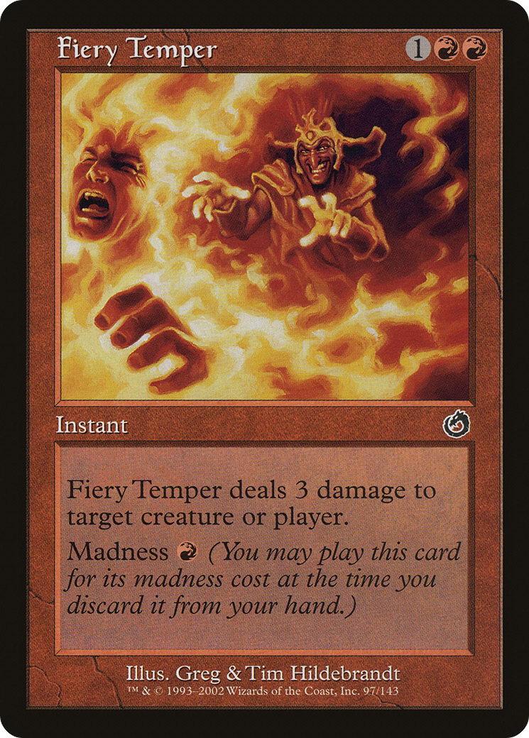 Fiery Temper (TOR-097) [Torment] Foil