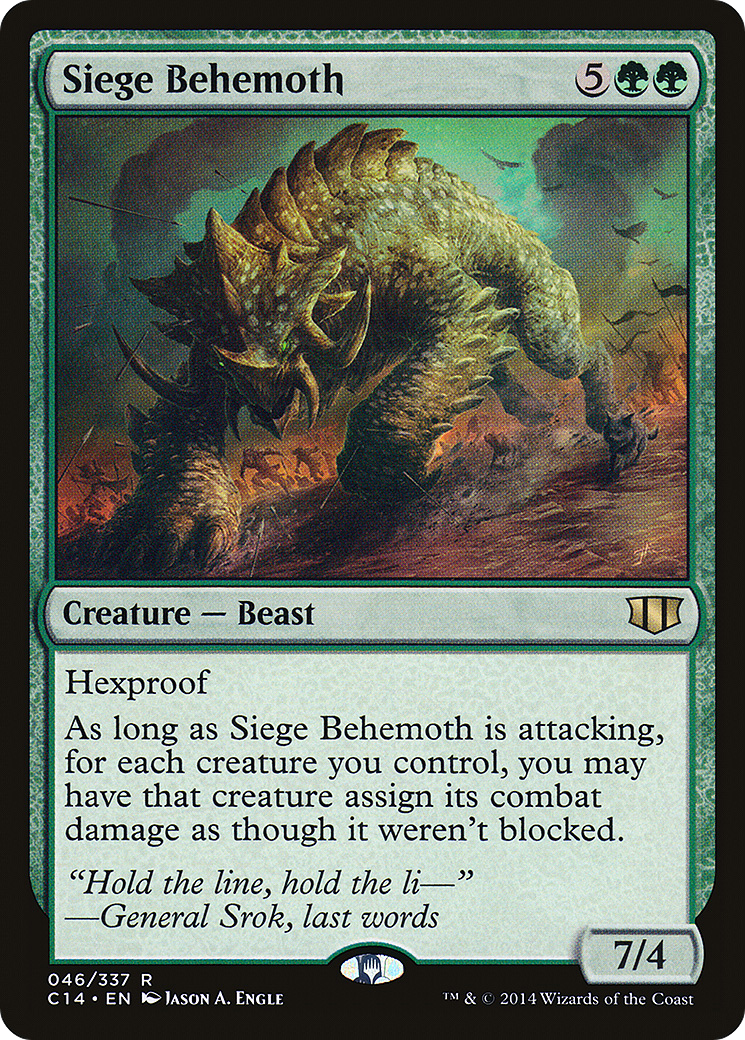 Siege Behemoth (C14-046) [Commander 2014]