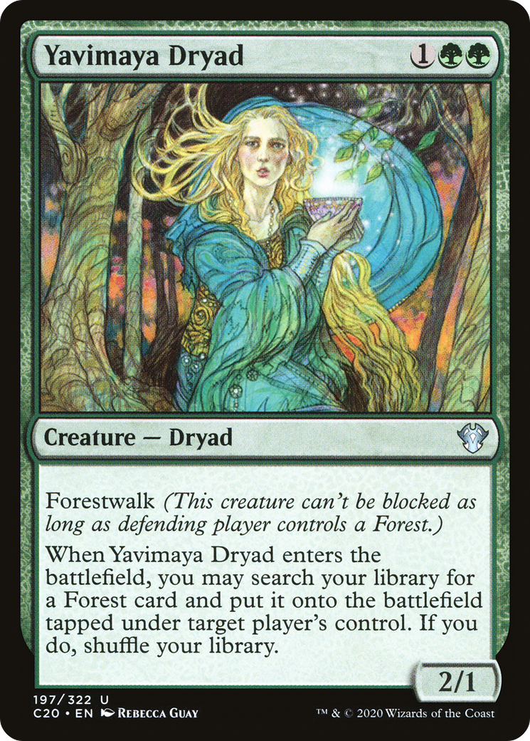 Yavimaya Dryad (C20-197) [Commander 2020]