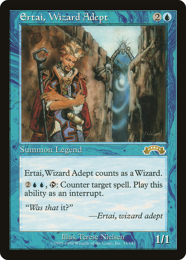 Ertai, Wizard Adept (EXO-033) [Exodus]