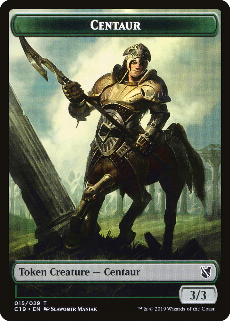 Centaur (TC19-015) [Commander 2019 Tokens]