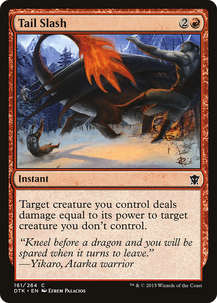 Tail Slash (DTK-161) [Dragons of Tarkir]