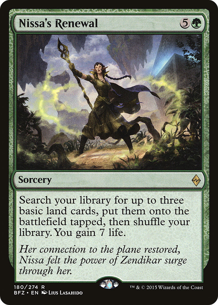 Nissa's Renewal (BFZ-180) [Battle for Zendikar]