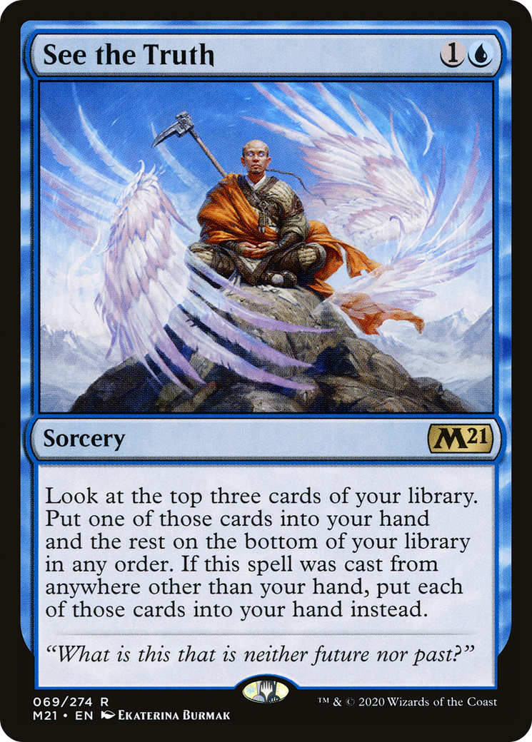 See the Truth (M21-069) [Core Set 2021] Foil