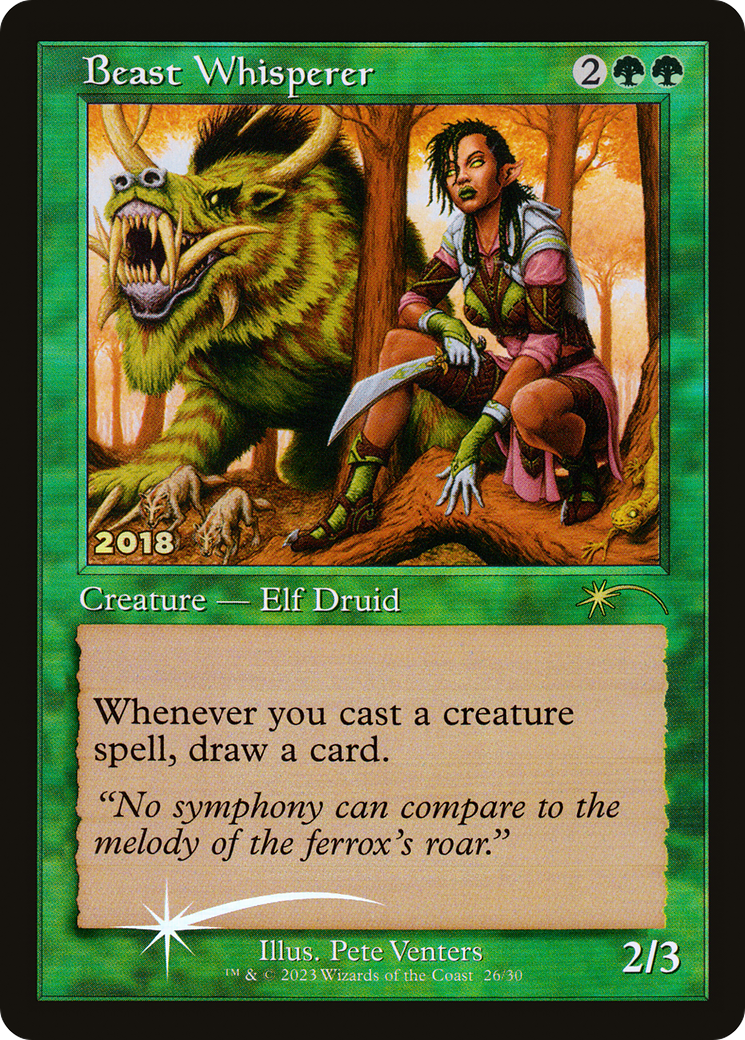 Beast Whisperer (30A-P-026) [30th Anniversary Play Promos] Foil