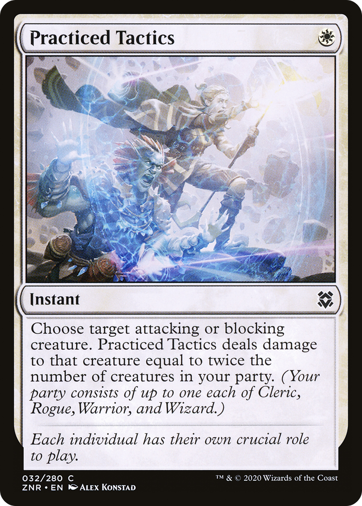Practiced Tactics (ZNR-032) [Zendikar Rising]