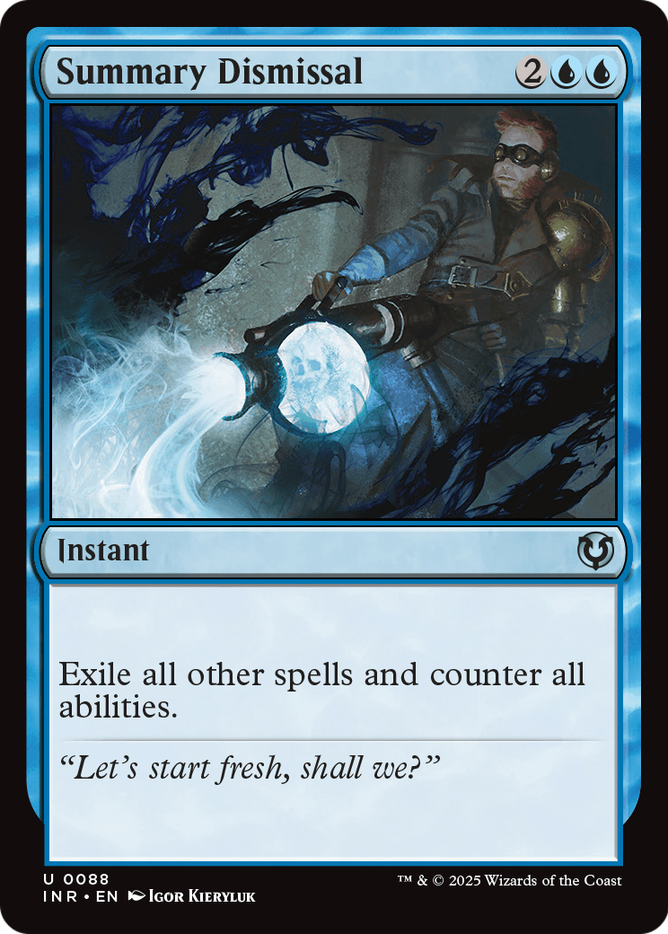 Summary Dismissal (INR-088) [Innistrad Remastered] Foil