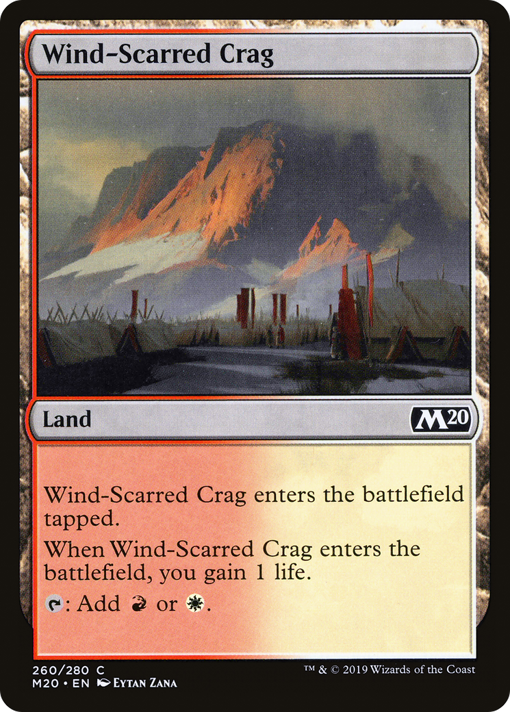 Wind-Scarred Crag (M20-260) [Core Set 2020]