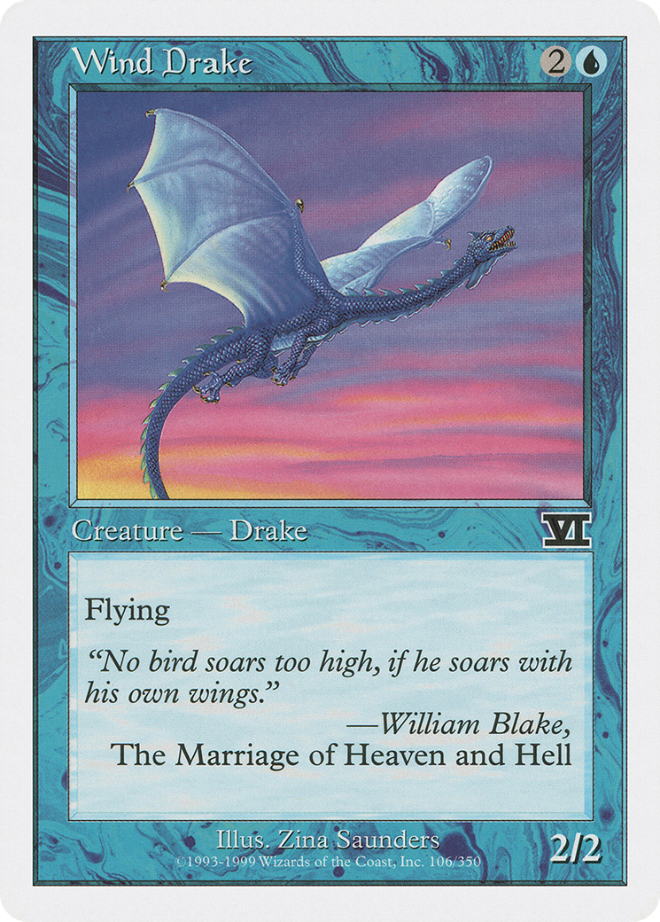 Wind Drake (6ED-106) [Classic Sixth Edition]