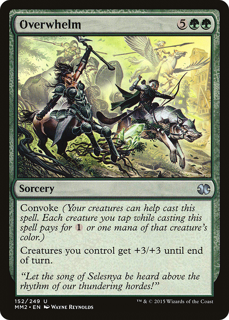 Overwhelm (MM2-152) [Modern Masters 2015] Foil