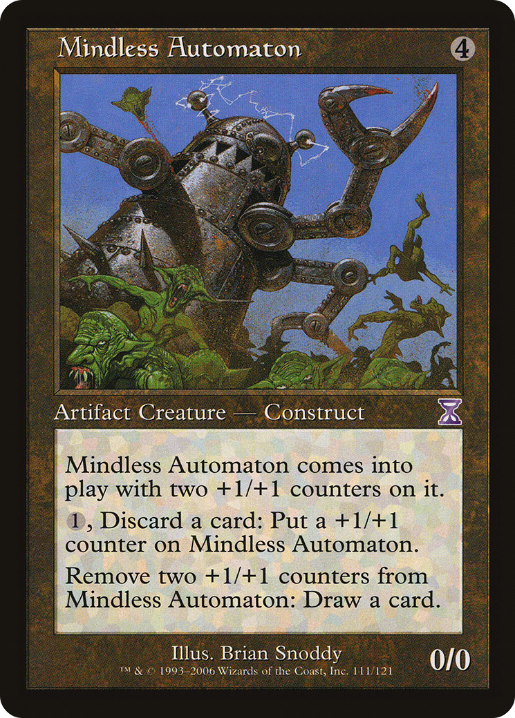 Mindless Automaton (TSB-111) [Time Spiral Timeshifted] Foil