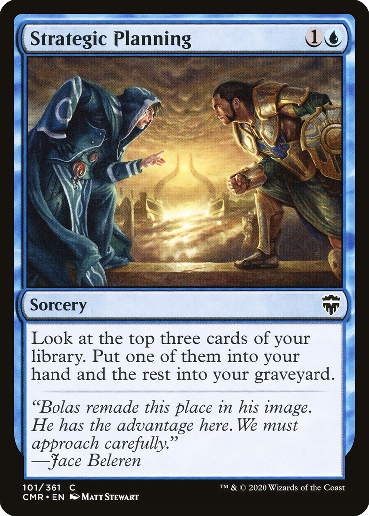 Strategic Planning (CMR-101) [Commander Legends] Foil