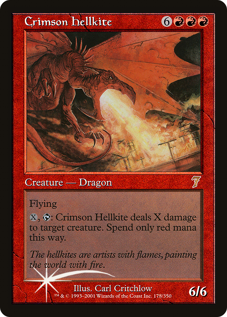Crimson Hellkite (7ED-178★) [7th Edition]