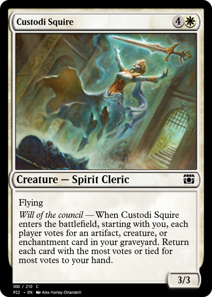 Custodi Squire (PZ2-65781) [Treasure Chest]