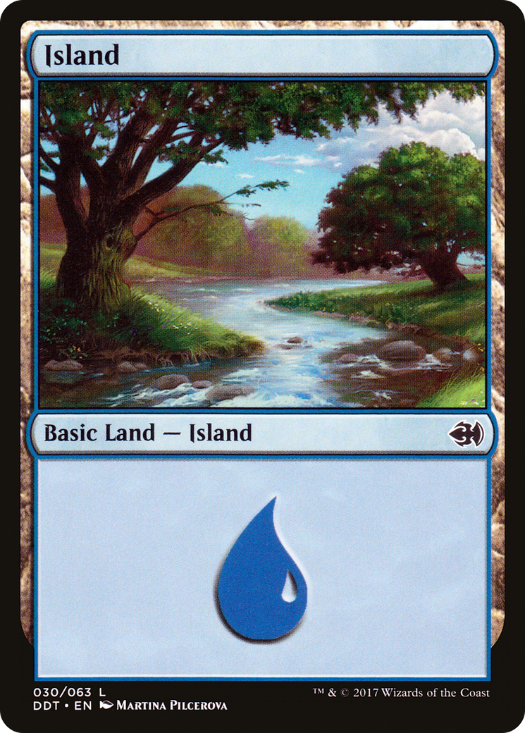 Island (DDT-030) [Duel Decks: Merfolk vs. Goblins]