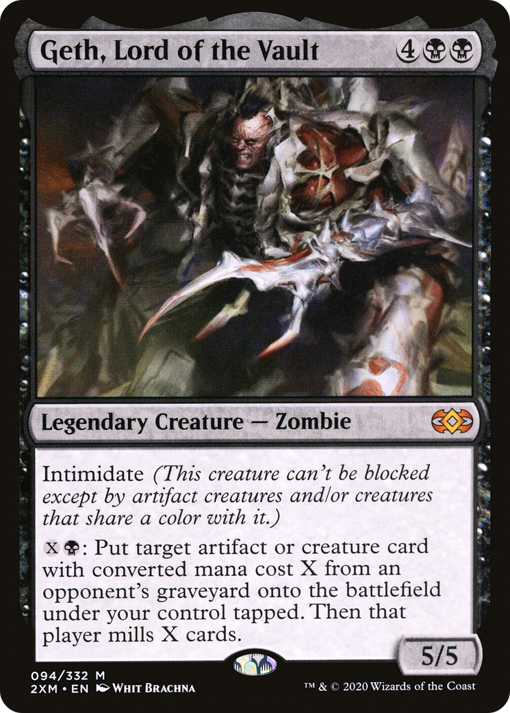 Geth, Lord of the Vault (2XM-094) [Double Masters] Foil