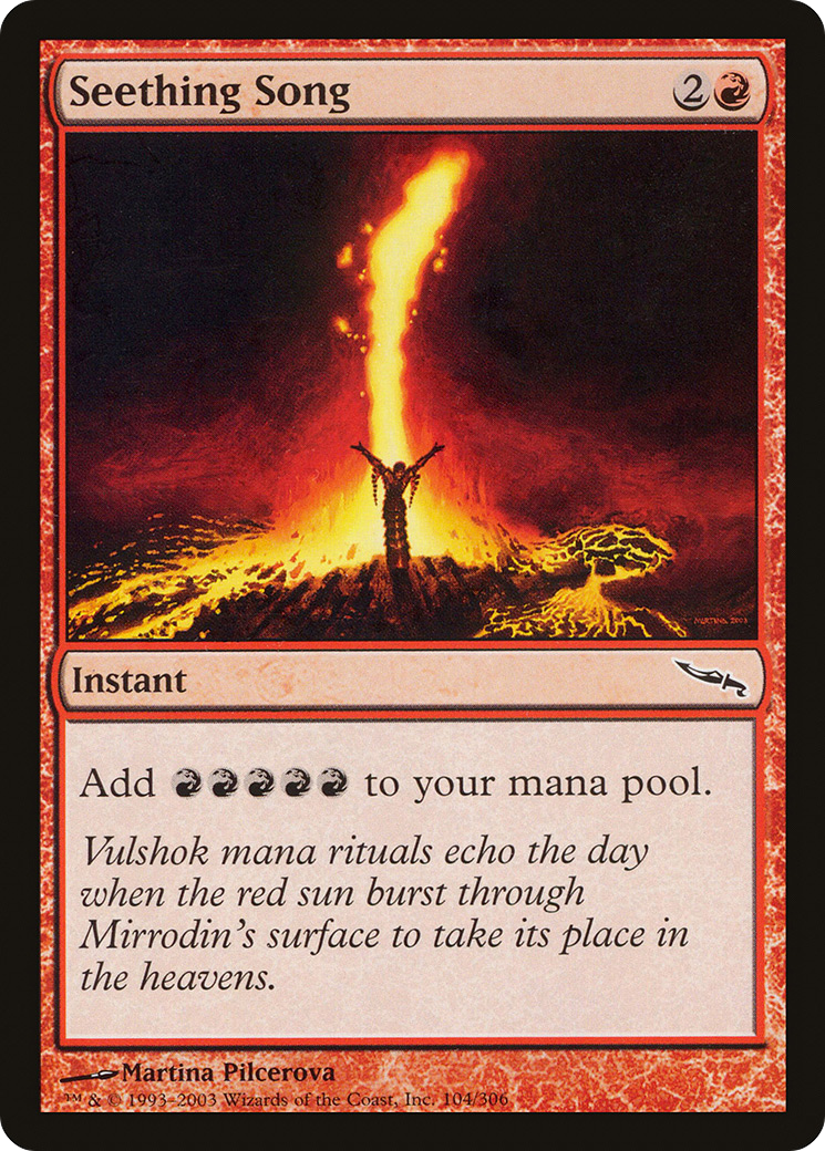 Seething Song (MRD-104) [Mirrodin] Foil