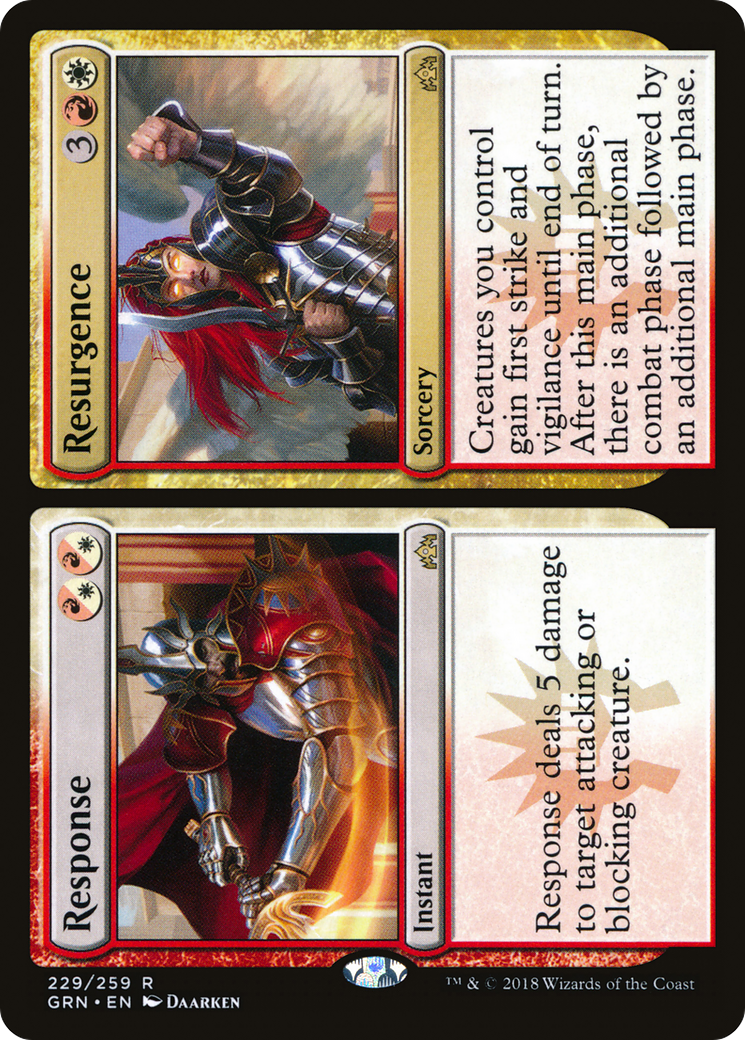 Response // Resurgence (GRN-229) [Guilds of Ravnica] Foil