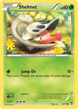 Shelmet (008/111) [XY  Furious Fists] - Common