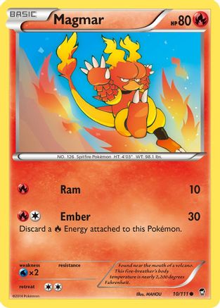 Magmar (010/111) [XY  Furious Fists] - Common