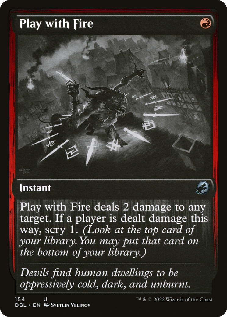 Play with Fire (DBL-154) [Innistrad: Double Feature]