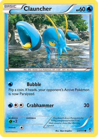 Clauncher (023/111) [XY  Furious Fists] - Common
