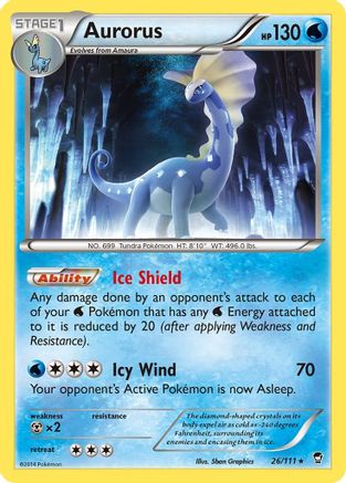Aurorus (026/111) [XY  Furious Fists] - Rare