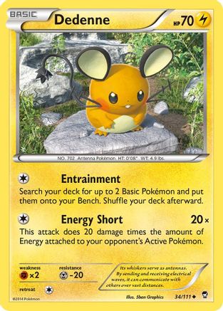 Dedenne (034/111) [XY  Furious Fists] - Uncommon