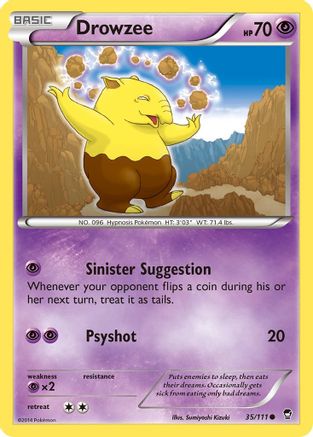 Drowzee (035/111) [XY  Furious Fists] - Common