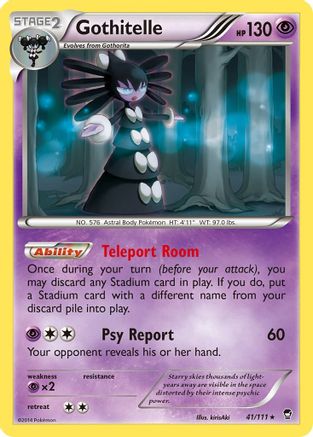 Gothitelle (041/111) [XY  Furious Fists] - Rare