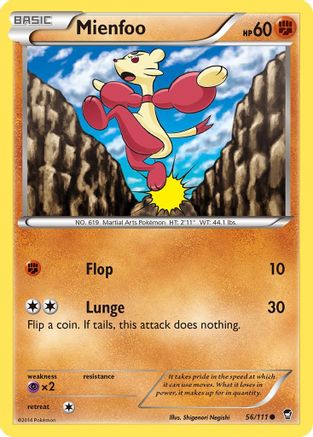 Mienfoo (056/111) [XY  Furious Fists] - Common