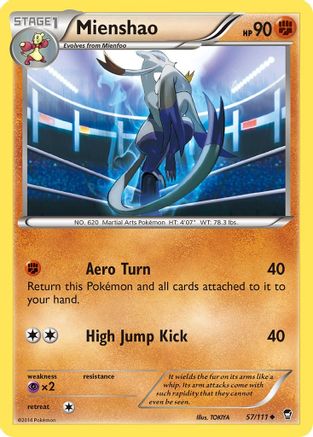 Mienshao (057/111) [XY  Furious Fists] - Uncommon