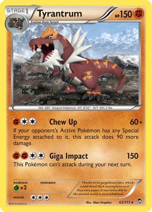 Tyrantrum (062/111) [XY  Furious Fists] - Rare