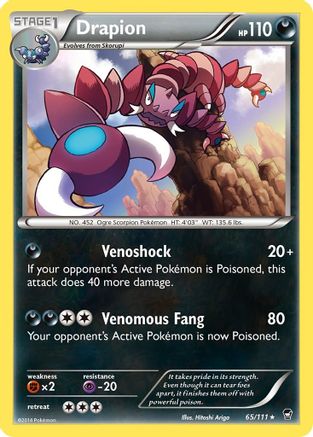 Drapion (065/111) [XY  Furious Fists] - Rare