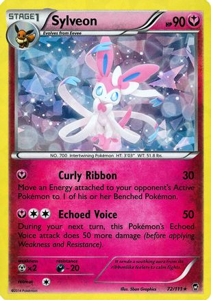Sylveon (XY Furious Fists) (72/111) [Deck Exclusives] Holofoil - Holo Rare