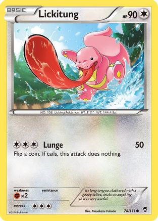 Lickitung (078/111) [XY  Furious Fists] - Common